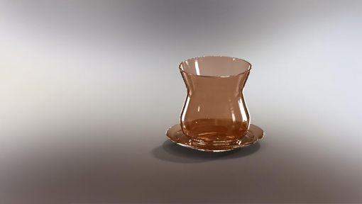  3D Çay Bardağı