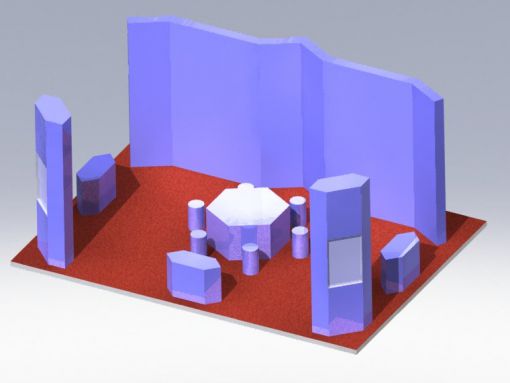 3d Fuar Stand tasarımları