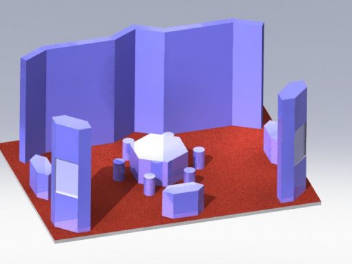 3d Fuar Stand tasarımları