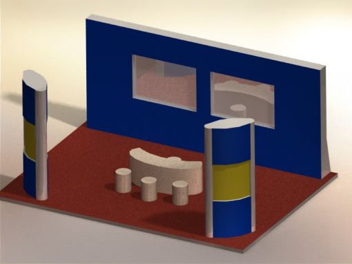 3d Fuar Stand tasarımları
