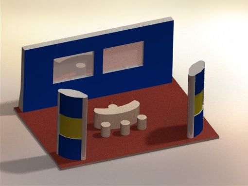 3d Fuar Stand tasarımları