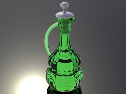  3D Cam Yağdanlık