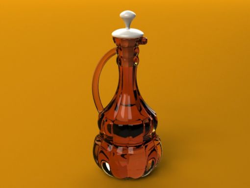  3D Cam Yağdanlık