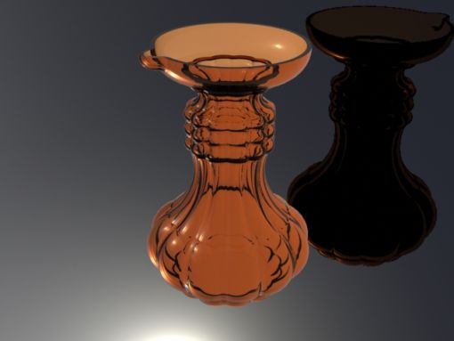  3D Cam Yağdanlık