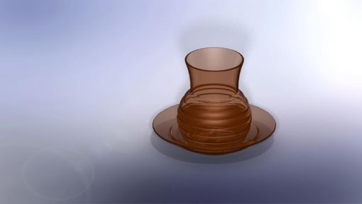  3D Çay Bardağı