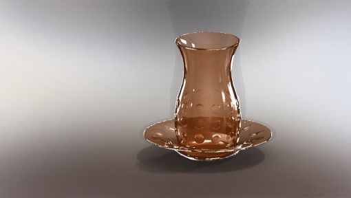  3D Çay Bardağı