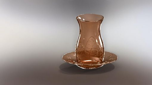  3D Çay Bardağı