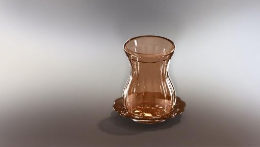  3D Çay Bardağı