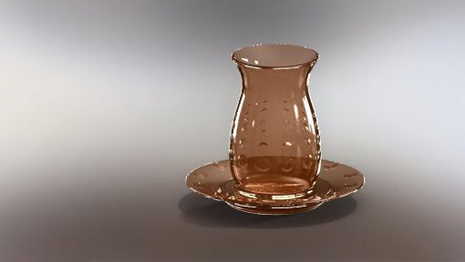  3D Çay Bardağı