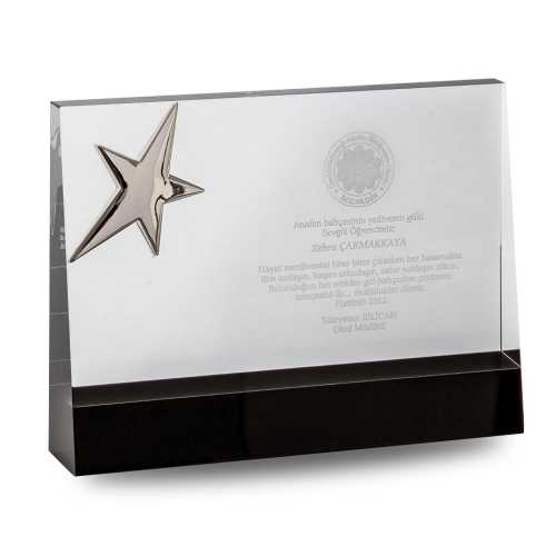  kristal plaket