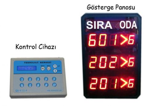  Fast Food Sıra Cihazı 3 Satır