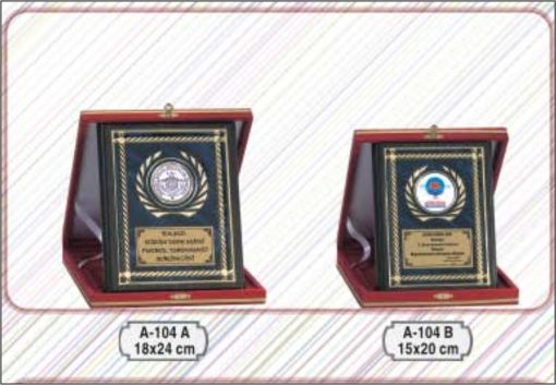  kadife kutulu plaket