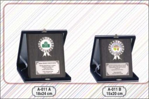  kadife kutulu plaket