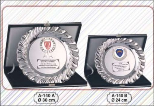  Kutulu gümüş tabak plaket