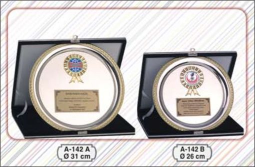  Kutulu gümüş tabak plaket