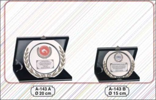  Kutulu gümüş tabak plaket