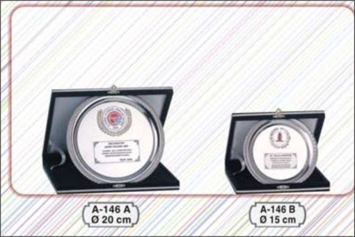  Kutulu gümüş tabak plaket