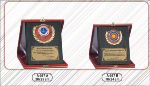  kadife kutulu plaket