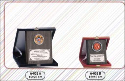  kadife kutulu plaket
