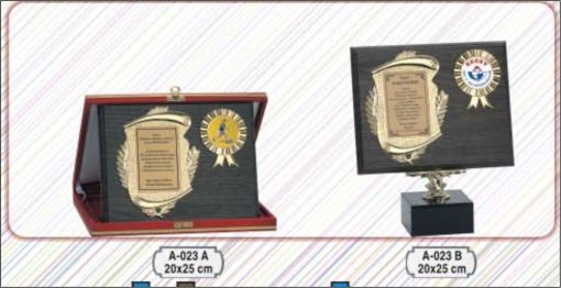  kadife kutulu plaket