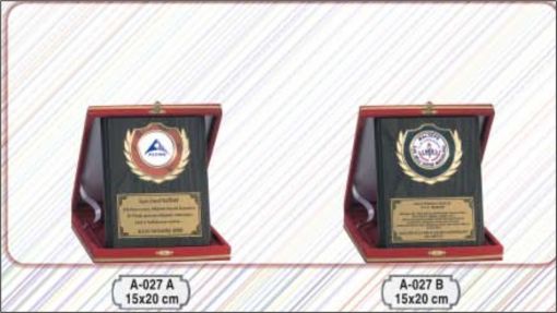 kadife kutulu plaket