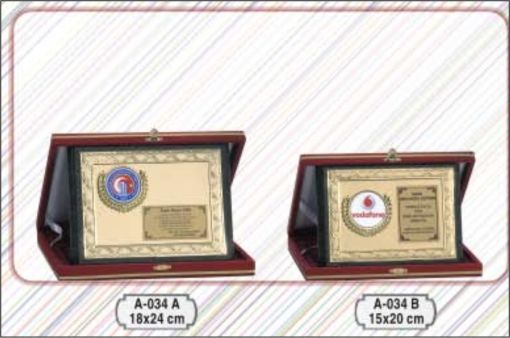  kadife kutulu plaket