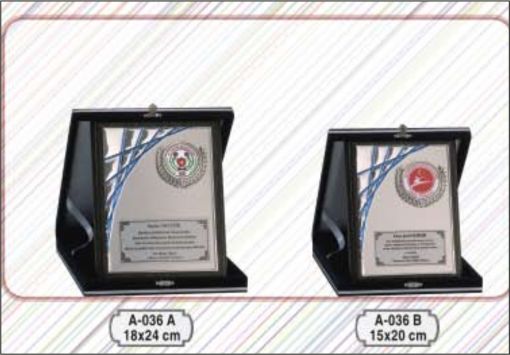  kadife kutulu plaket