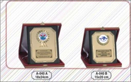  kadife kutulu plaket