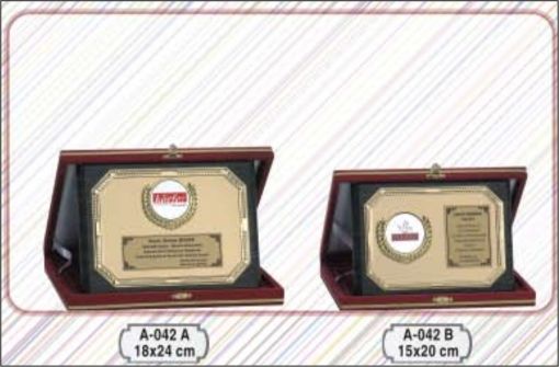  kadife kutulu plaket