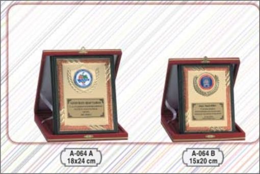  kadife kutulu plaket