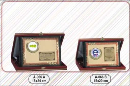  kadife kutulu plaket