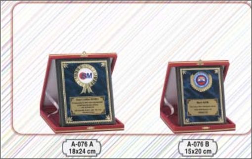  kadife kutulu plaket