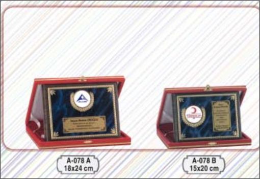  kadife kutulu plaket