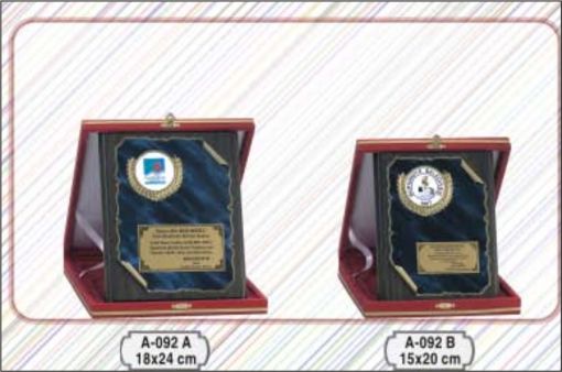  kadife kutulu plaket