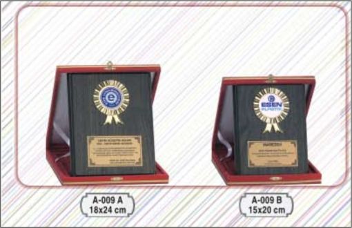  kadife kutulu plaket
