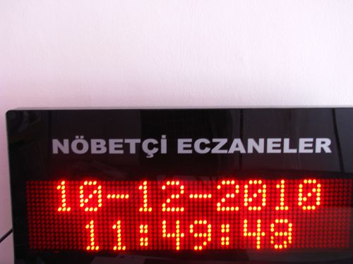  Nöbetçi Eczane panosu